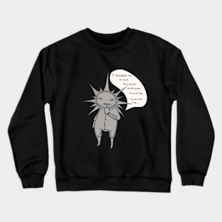 Dressed as a sun (original color, w/text) Crewneck Sweatshirt